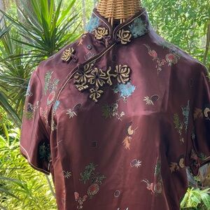 Vintage Peony Traditional Cheongsam “Chinese Dress”.